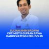 Anggota Kamar Dagang dan Industri (KADIN) Kota Palu, Sultan Amin Badawi.