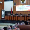 Rapat Paripurna DPRD Kota Palu membahas tiga Ranperda, pandangan Umum Fraksi-fraksi dan tanggapan Walikota Palu