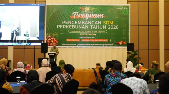 BBPP Batangkaluku meleksanakan pelatihan pupuk organic bagi masyarakat Kabupaten Morowali di salah satu hotel di Palu. (Foto: DOK IST)