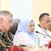 Wakil Gubernur Sulteng, Reny A Lamadjido bersama Duta Besar Jerman untuk Indonesia Ralf Beste di Kantor Gubernur Sulawesi Tengah, Rabu (26/8/2026)
