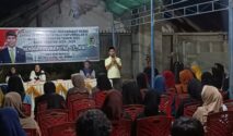 Anggota DPRD Kota Palu Nendra Kusuma Putra menjaring aspirasi masyarakat lewat reses di Kelurahan Tatura Utara