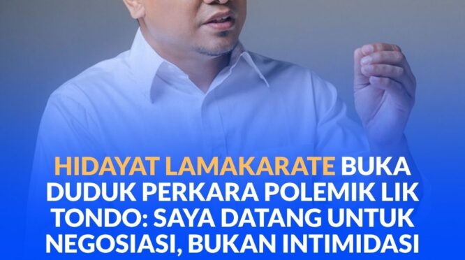 Tokoh Masyarakat, Hidayat Lamakarate.