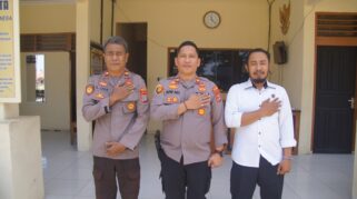 Kanit Reskrim Polsek Tawaeli, Iptu Farid. Beserta jajaran Polsek Tawaeli