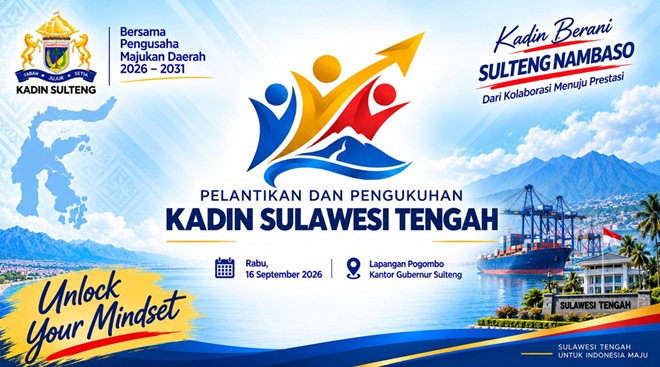 Pengukuhan dan Pelantikan Pengurus KADIN Sultteng.