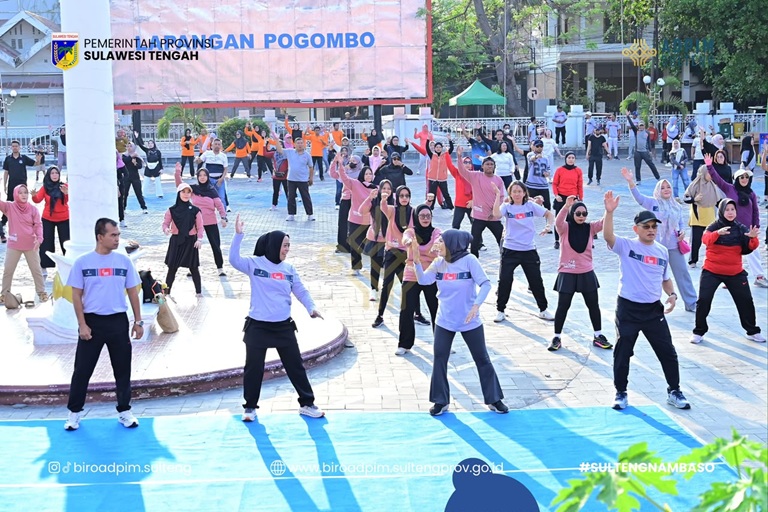 Senam Bersama di peringatan Haornas ke-43 Tahun 2026.