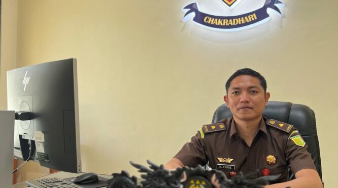 Muhammad Fikri, S.H., M.H, Jadi Kasipenkum Kejati Sulteng yang baru menggantikan Laode Abd Sofian, SH.,MH.