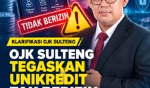 Kepala OJK Provinsi Sulteng, Bonny Hardi Putra.