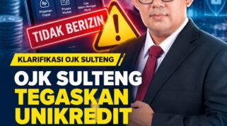 Kepala OJK Provinsi Sulteng, Bonny Hardi Putra.